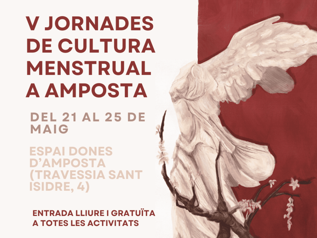 Amposta organitza una desena d’activitats en el marc de les V Jornades de Cultura Menstrual