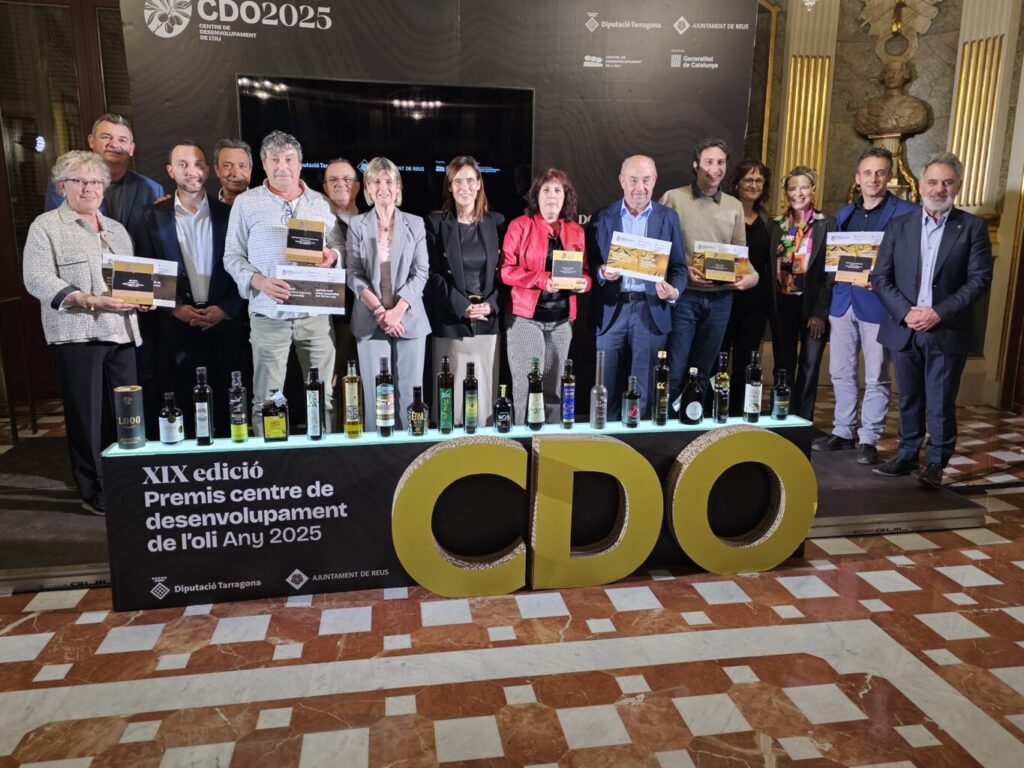 L’Ajuntament de Reus i la Diputació de Tarragona premien els millors olis d’oliva verge extra del 2025