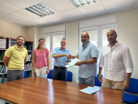 L’Ajuntament d’Amposta i la Comunitat de Regants del Poble Nou renoven el conveni per al manteniment de camins