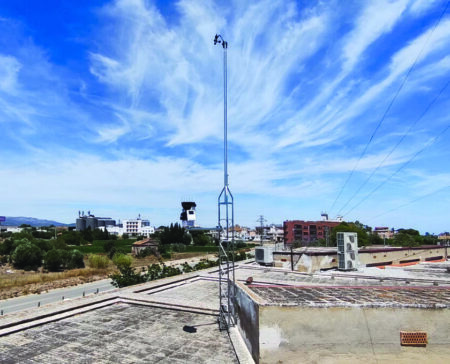 L’Ajuntament de l’Aldea estrena la seua nova estació meteorològica municipal