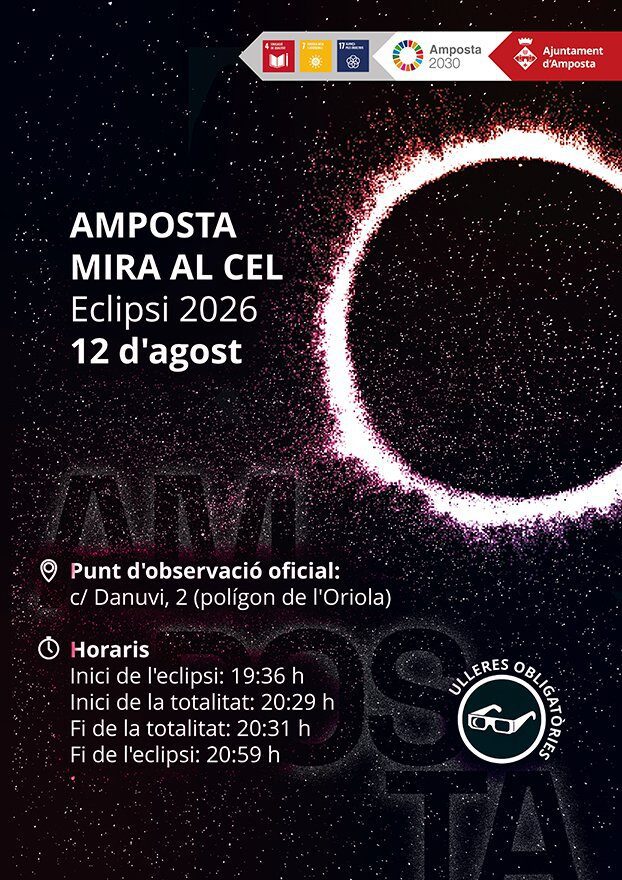 Amposta es prepara per veure l’eclipsi solar total del 12 d’agost