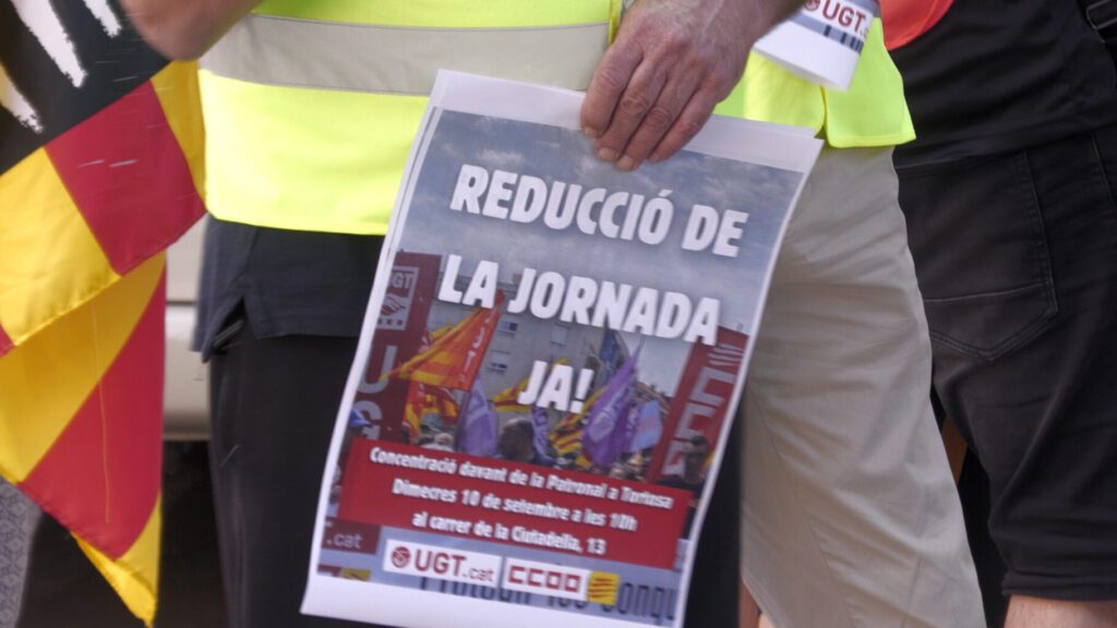 Sindicats de Catalunya es mobilitzen contra el “no” del Congrés a la reducció de jornada laboral