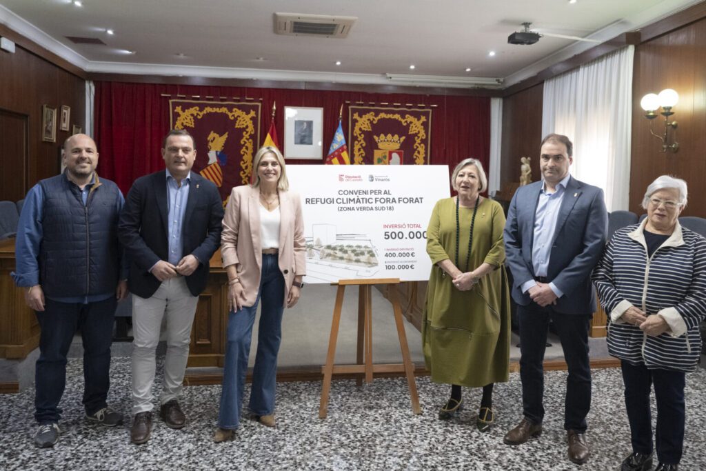 La Diputació de Castelló s’alia amb Vinaròs per a impulsar el pla de regeneració urbana i fer realitat un refugi climàtic en Fora Forat