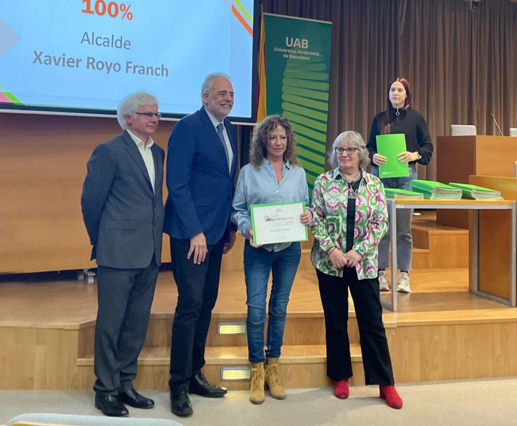 L’Aldea premiada amb el 100% de transparència per vuitena vegada consecutiva