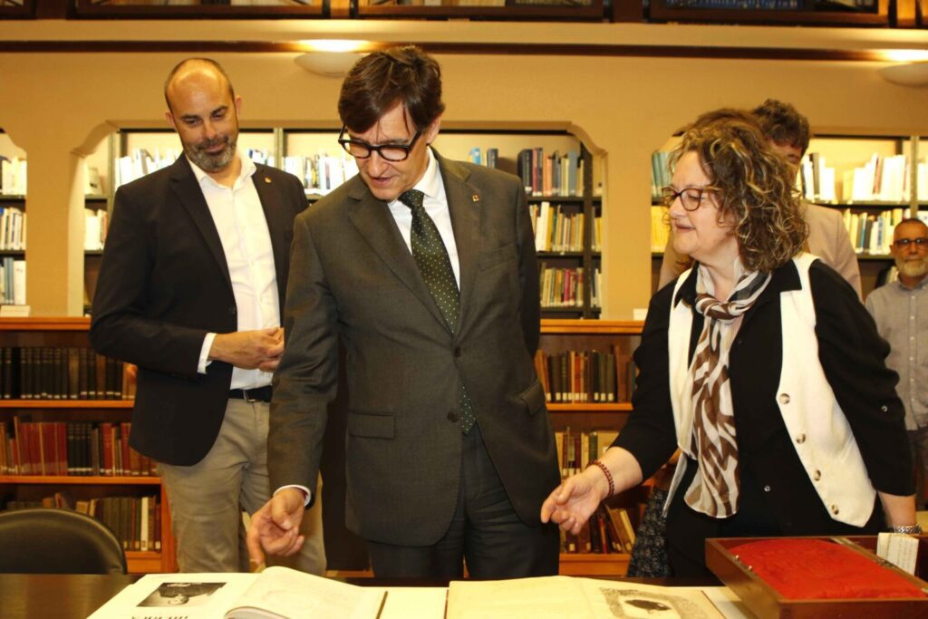 El president Salvador Illa mostra compromís amb Roquetes i l’Observatori de l’Ebre