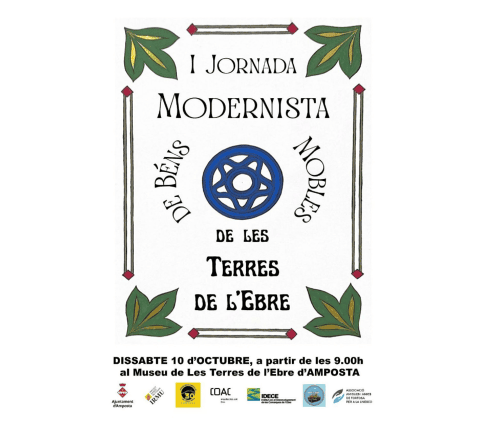 Amposta acull la I Jornada Modernista de Béns Mobles de les Terres de l’Ebre