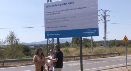 La Diputació de Tarragona inicia les obres de condicionament de la TV-3421 entre Roquetes i el Mas de Barberans