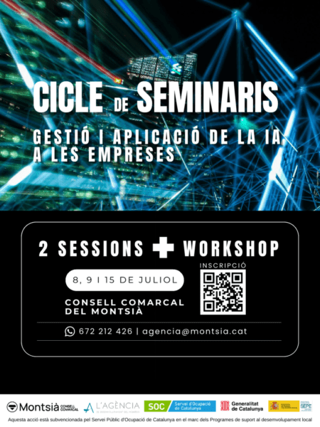 L’Agència de Desenvolupament del Montsià impulsa un cicle deseminaris per apropar la intel·ligència artificial a les empreses del territori