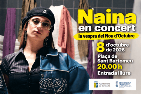 El concert de la cantant Naina protagonitza els actes del Nou d’Octubre a Benicarló