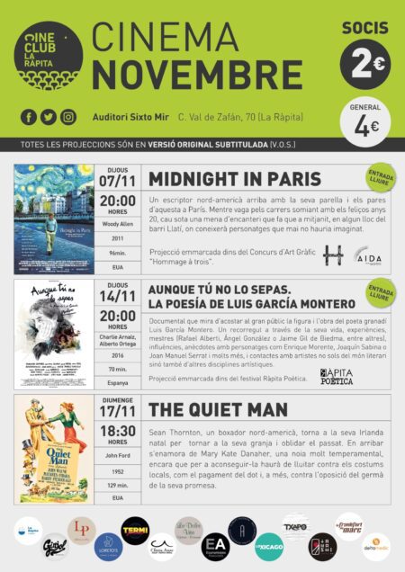 ‘Midnight in Paris’ arriba a la gran pantalla de La Ràpita de la mà del Cineclub