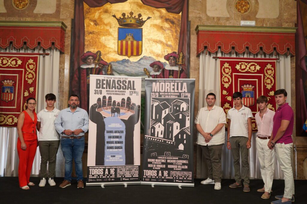 La Diputació de Castelló recolza la formació de l’Escola Taurina amb dos novillades a Benassal i Morella