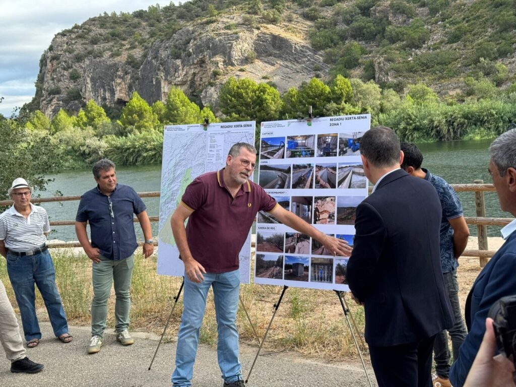 Entra en funcionament la primera fase del regadiu històric del Xerta-Sénia després de cinc dècades de reivindicacions