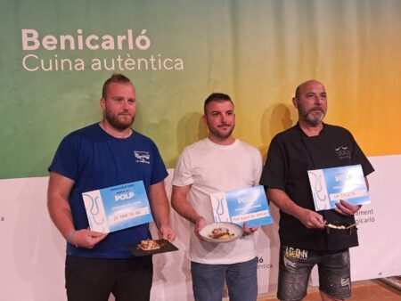 Mar Blava de Benicarló es corona amb el primer premi del Concurs de Pinxos de Polp