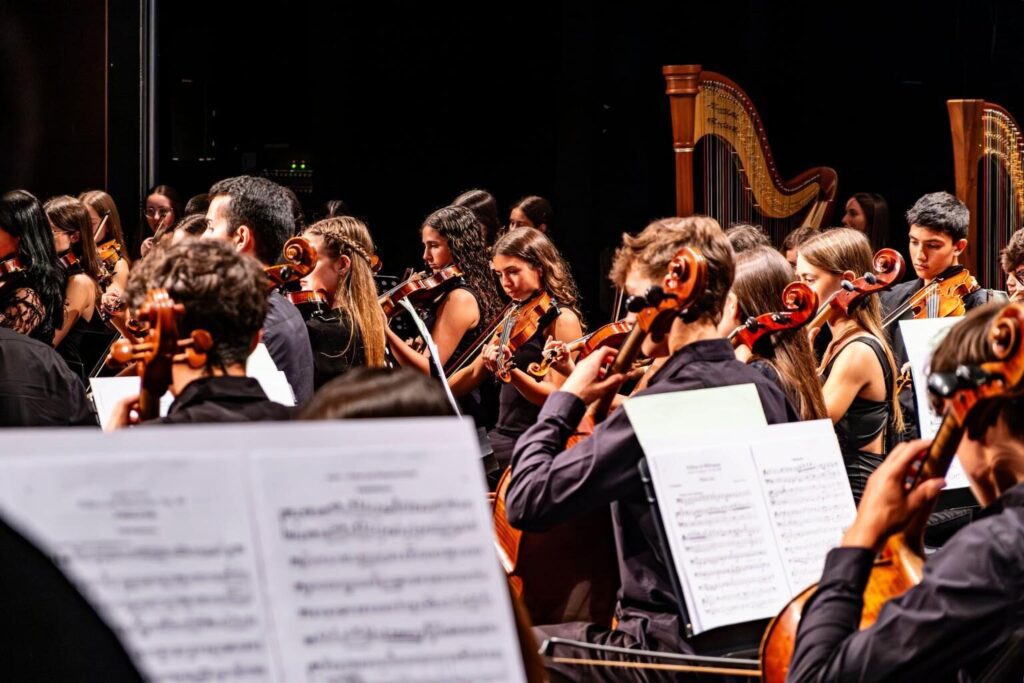 Més de 170 músics de la Jove Orquestra Simfònica i la Banda Simfònica de la Diputació de Tarragona celebren 20 anys amb un concert al Camp de Mart