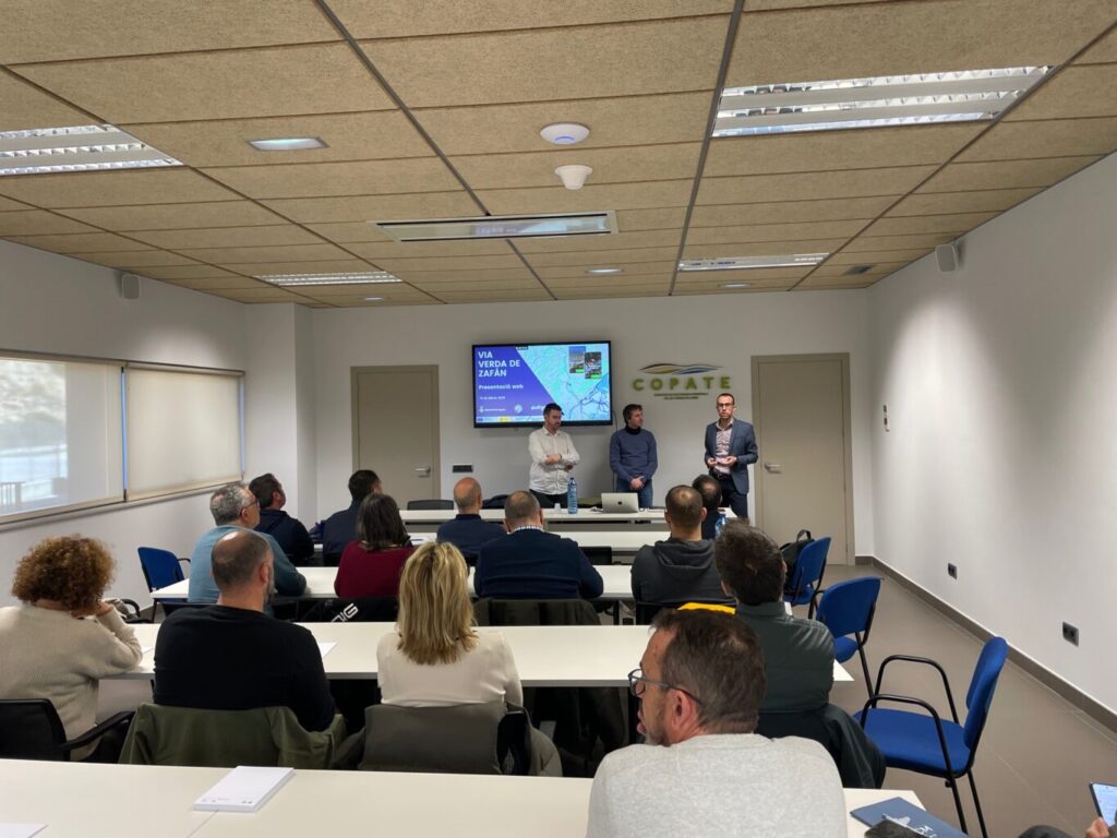 Un planificador de rutes ciclables millorarà l’experiència dels visitants a la Via Verda de la Val de Zafan