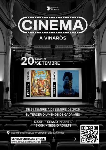Vinaròs recupera el cinema amb una programació mensual a l’Auditori Municipal