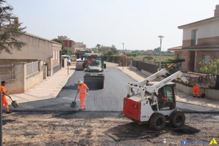 L’Aldea impulsa la millora de la via pública amb la primera fase del pla de pavimentació