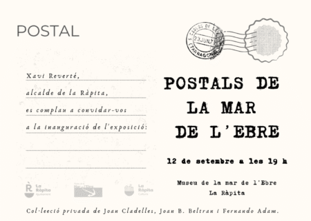 El Museu de la Mar de l’Ebre presenta l’exposició “Postals de la mar de l’Ebre”