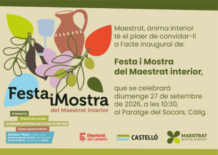Maestrat, ànima interior celebra este diumenge la «Festa i Mostra del Maestrat interior»