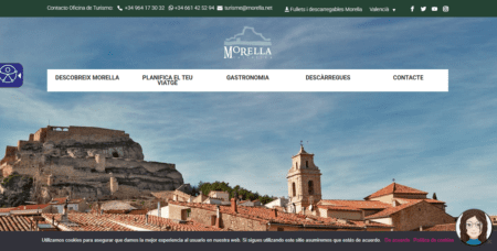 Ivana, l’assistent amb IA que informa els i les visitants a la web de Morella Turística