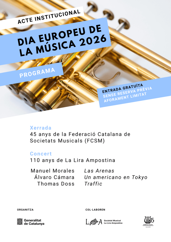 Amposta acull la celebració del Dia Europeu de la Música a les Terres de l’Ebre