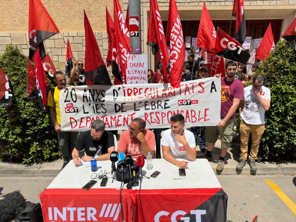 Els sindicats denuncien 15 anys d’irregularitats a l’Institut de l’Ebre amb alumnes treballant sense contracte