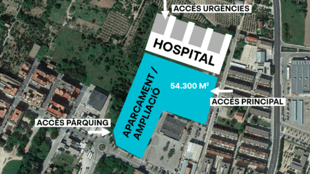 Urbanisme avala la construcció del nou hospital de Tortosa