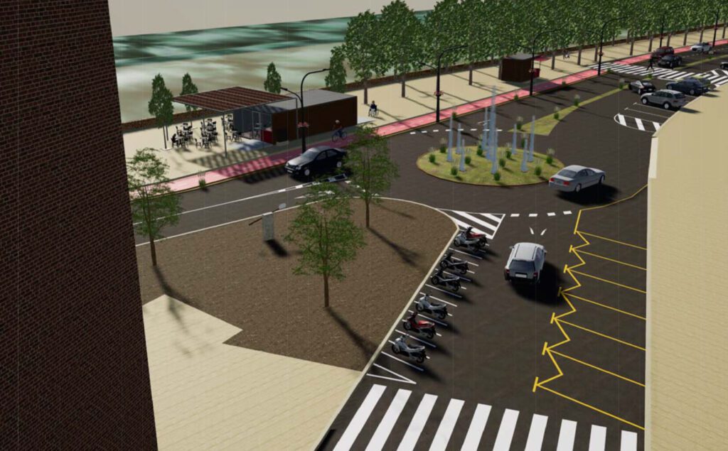 Tortosa licita les obres per reordenar la Rambla Felip Pedrell i obrir un nou carril bici cap al riu
