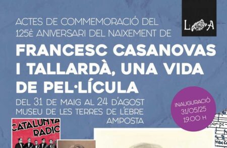 El Museu de les Terres de l’Ebre acull l’exposició sobre la vida del mestre Francesc Casanovas