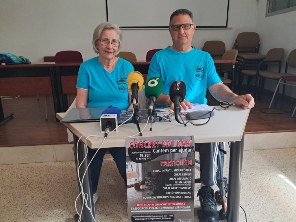La rondalla Mar i Terra de Vinaròs promou un concert solidari amb totes les corals de la ciutat a benefici d’ASPAYM